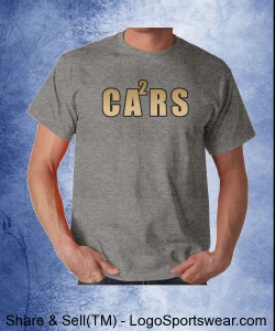 CA2RS Logo t-shirt gray Design Zoom